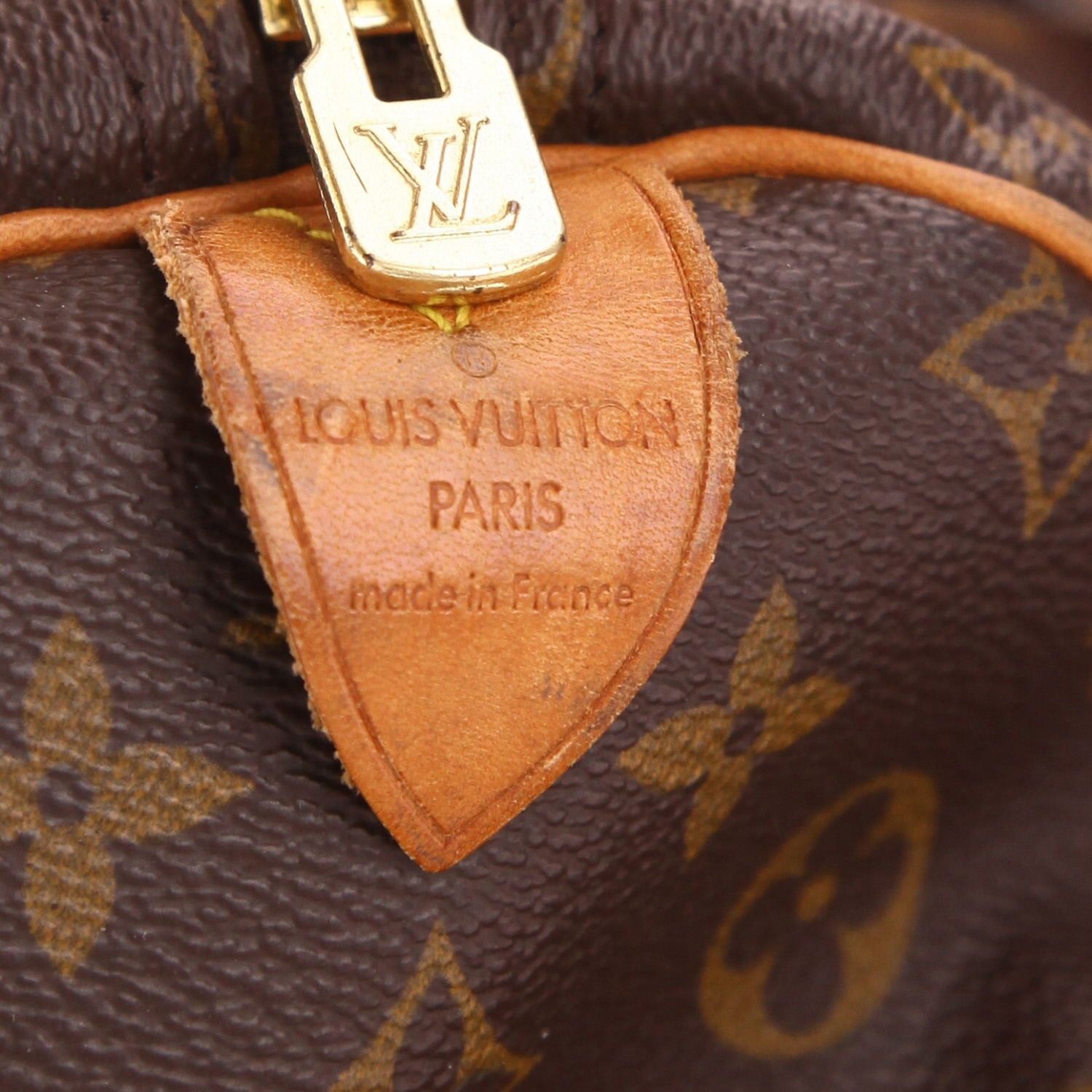 Louis Vuitton  Keepall 55 travel bag  in brown monogram canvas  and natural leather - Detail D2