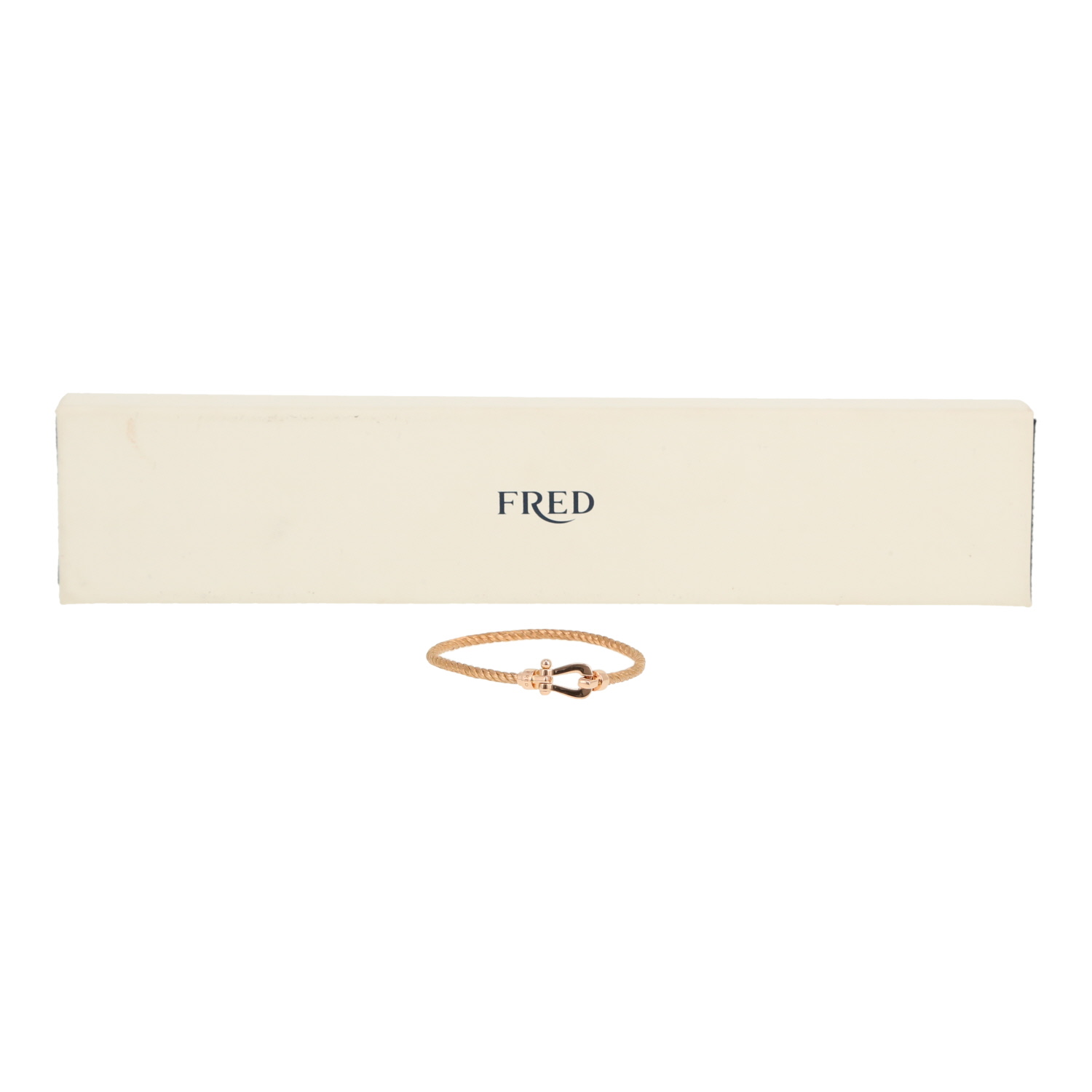 Fred Force 10 medium model bracelet in pink gold
