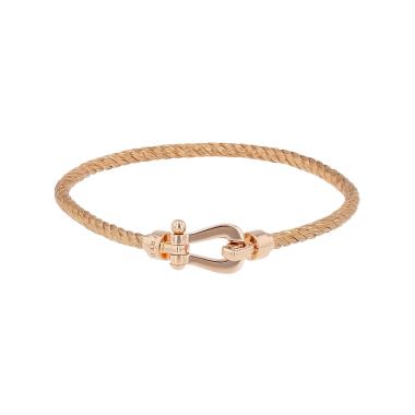Fred Force 10 medium model bracelet in pink gold
