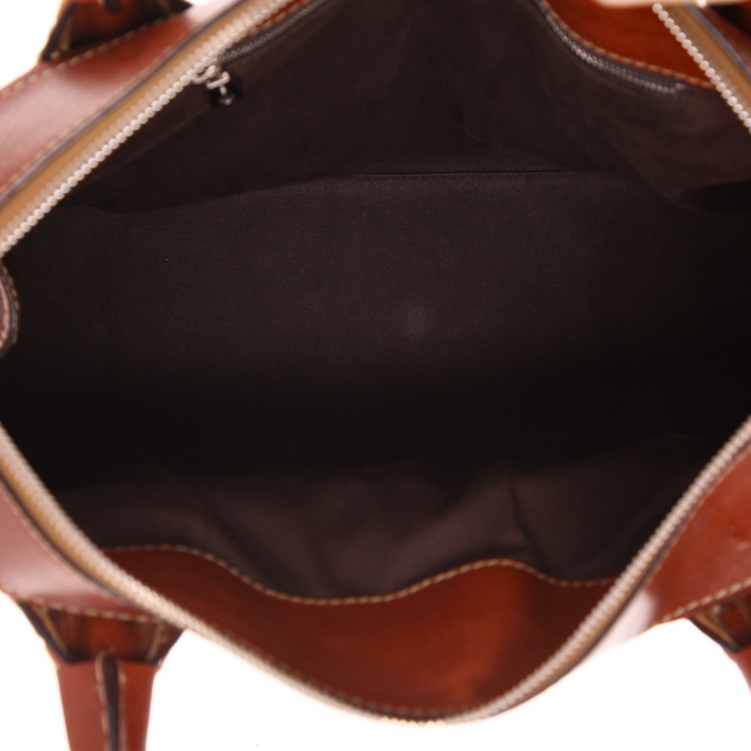 Chloé  Edith weekend bag  in brown leather - Detail D3
