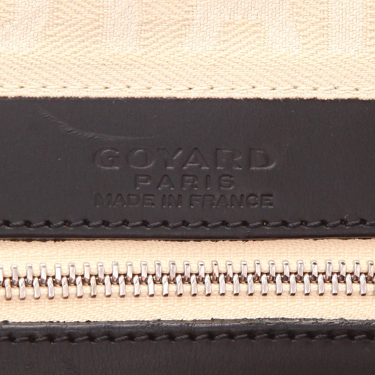 Sac de voyage Goyard  Boston en toile Goyardine noire et cuir noir - Detail D2