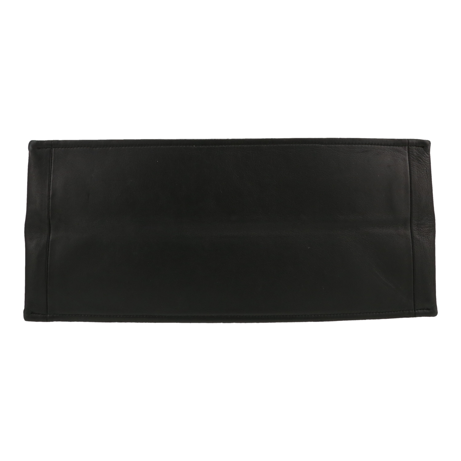 Sac cabas Dior  Book Tote en cuir noir - Detail D1