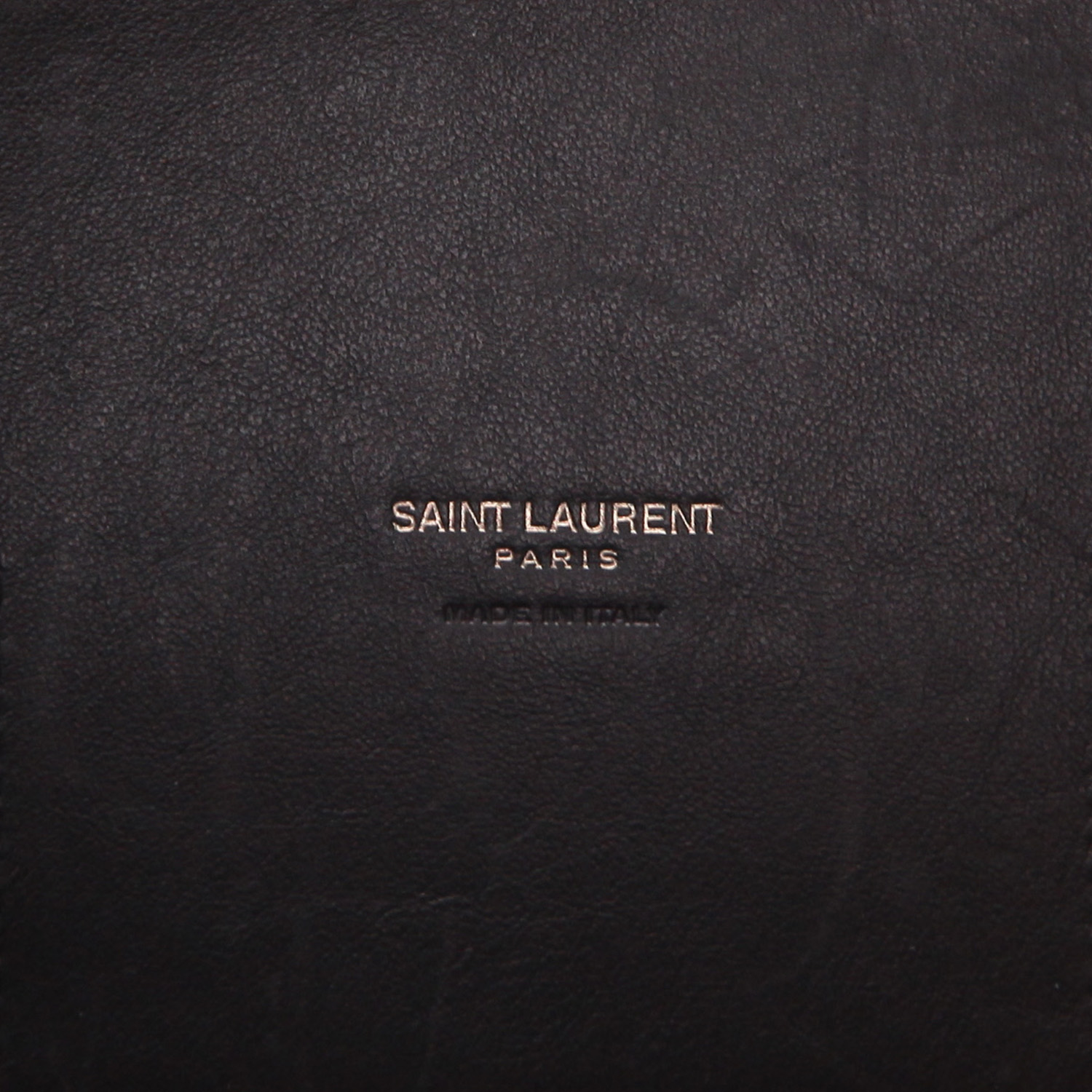 Saint Laurent  Sac de jour handbag  in black leather - Detail D2