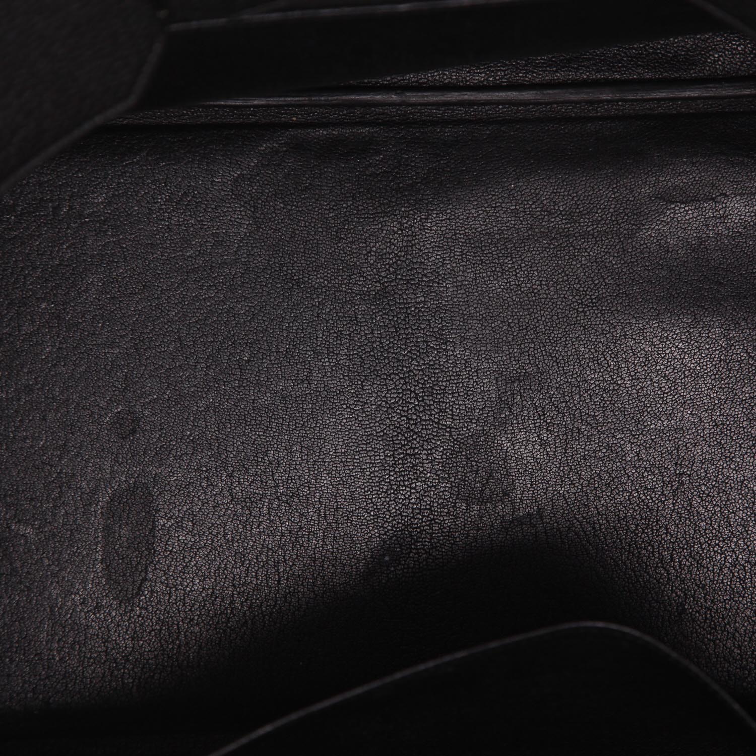 Hermès  Birkin 40 cm handbag  in black togo leather - Detail D3