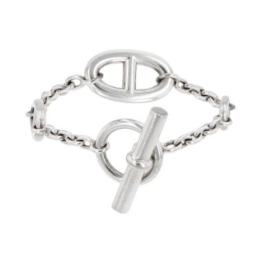 Brazalete Hermès Farandole de plata