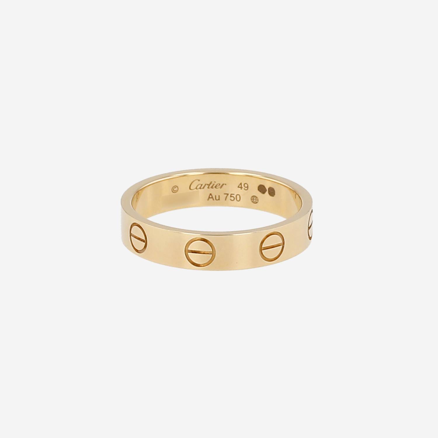 Cartier Love small model ring in yellow gold