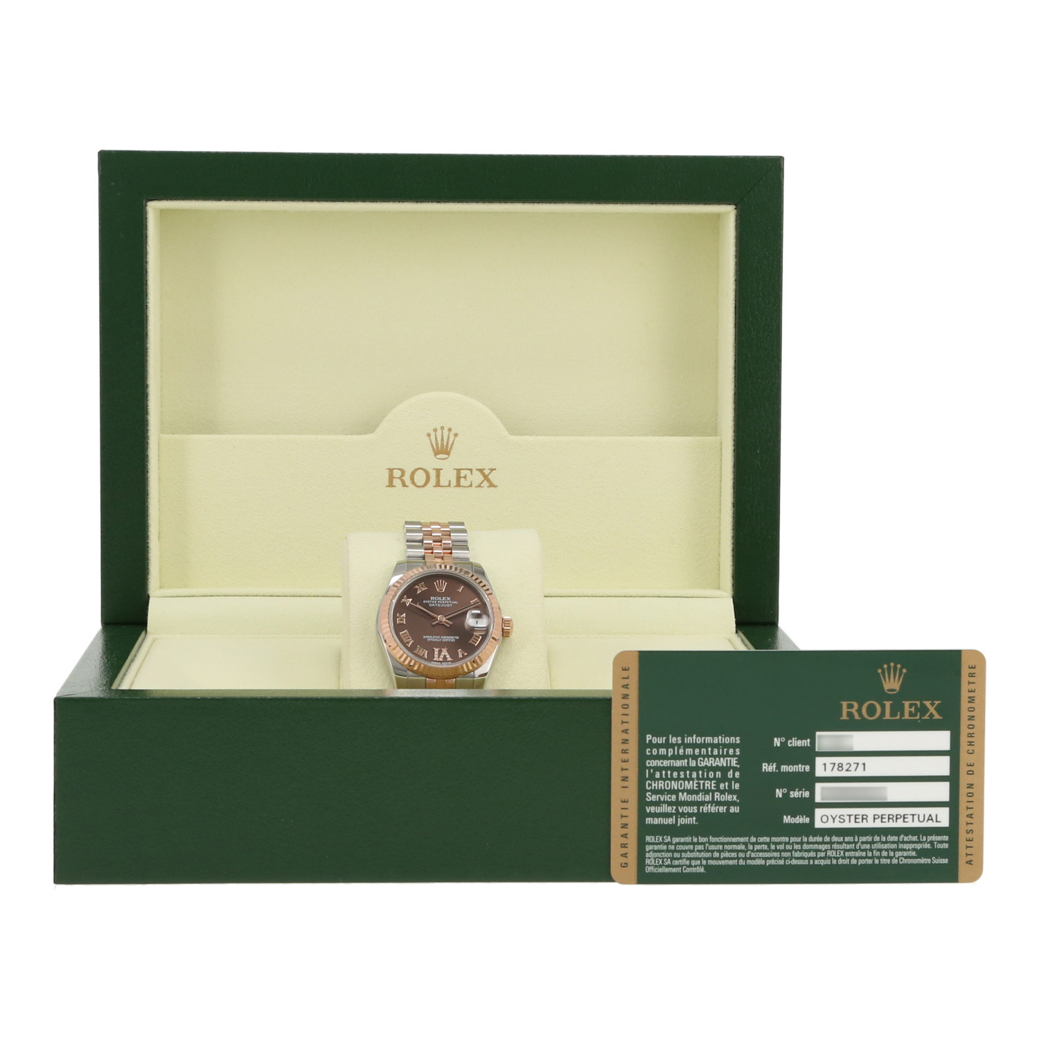 Reloj Rolex Datejust Lady de oro y acero Ref: Rolex - 178271  Circa 2014