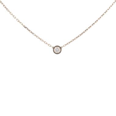 Collar Cartier Cartier d'Amour modelo grande de oro rosa y diamante