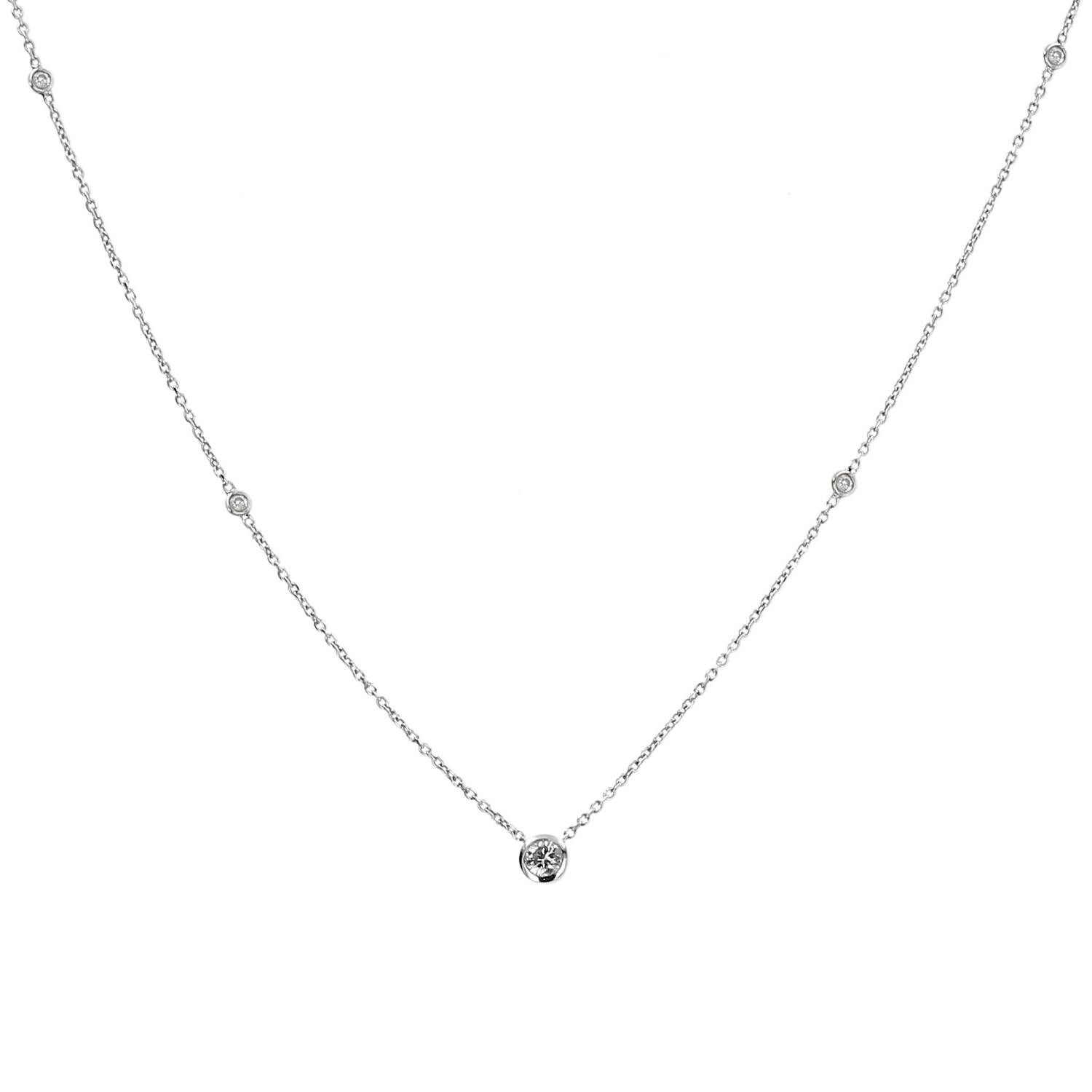 Collier Messika en or blanc et diamants