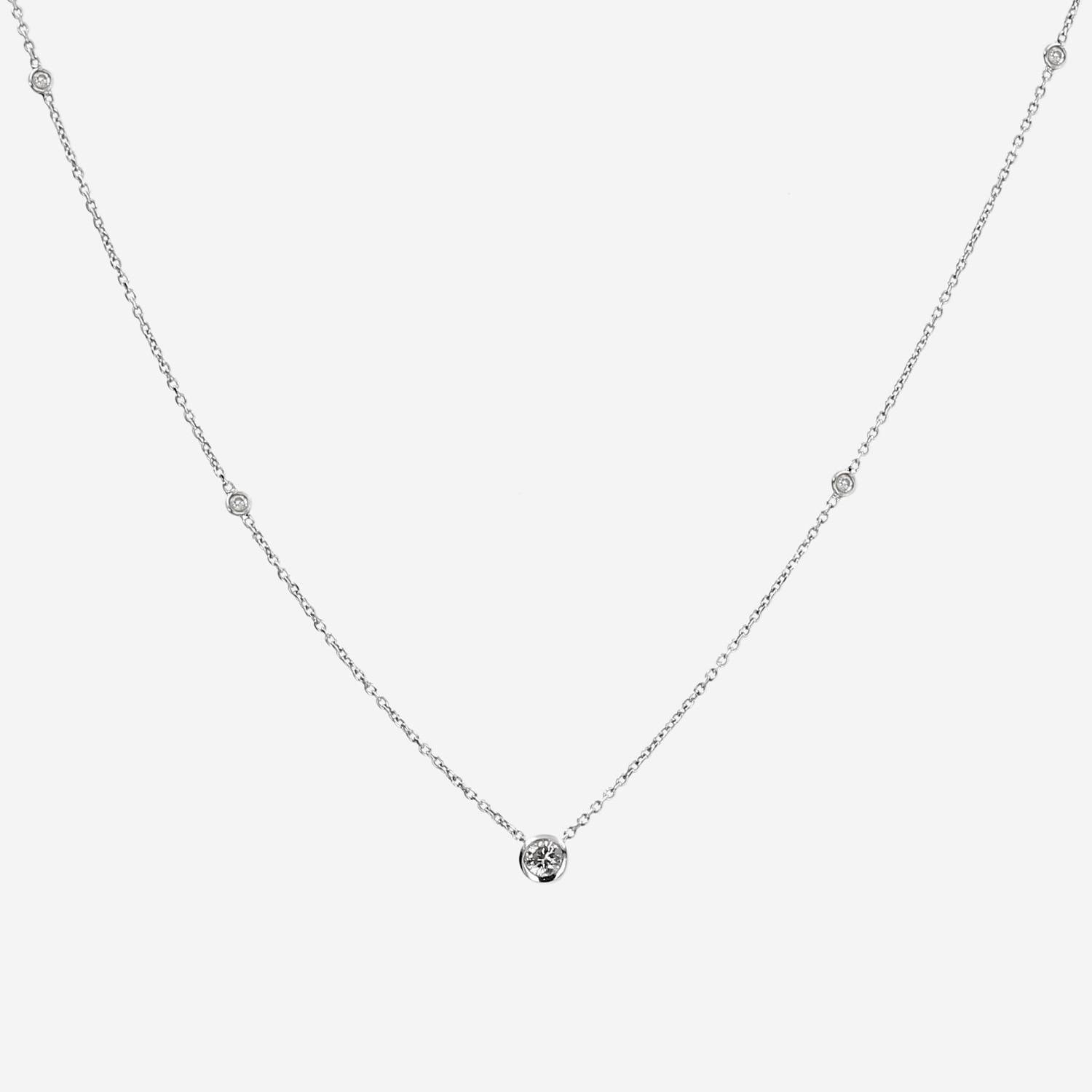 Collana Messika  in oro bianco e diamanti