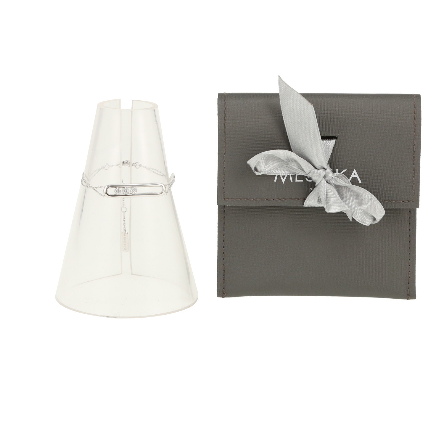 Bracelet Messika Move en or blanc et diamants