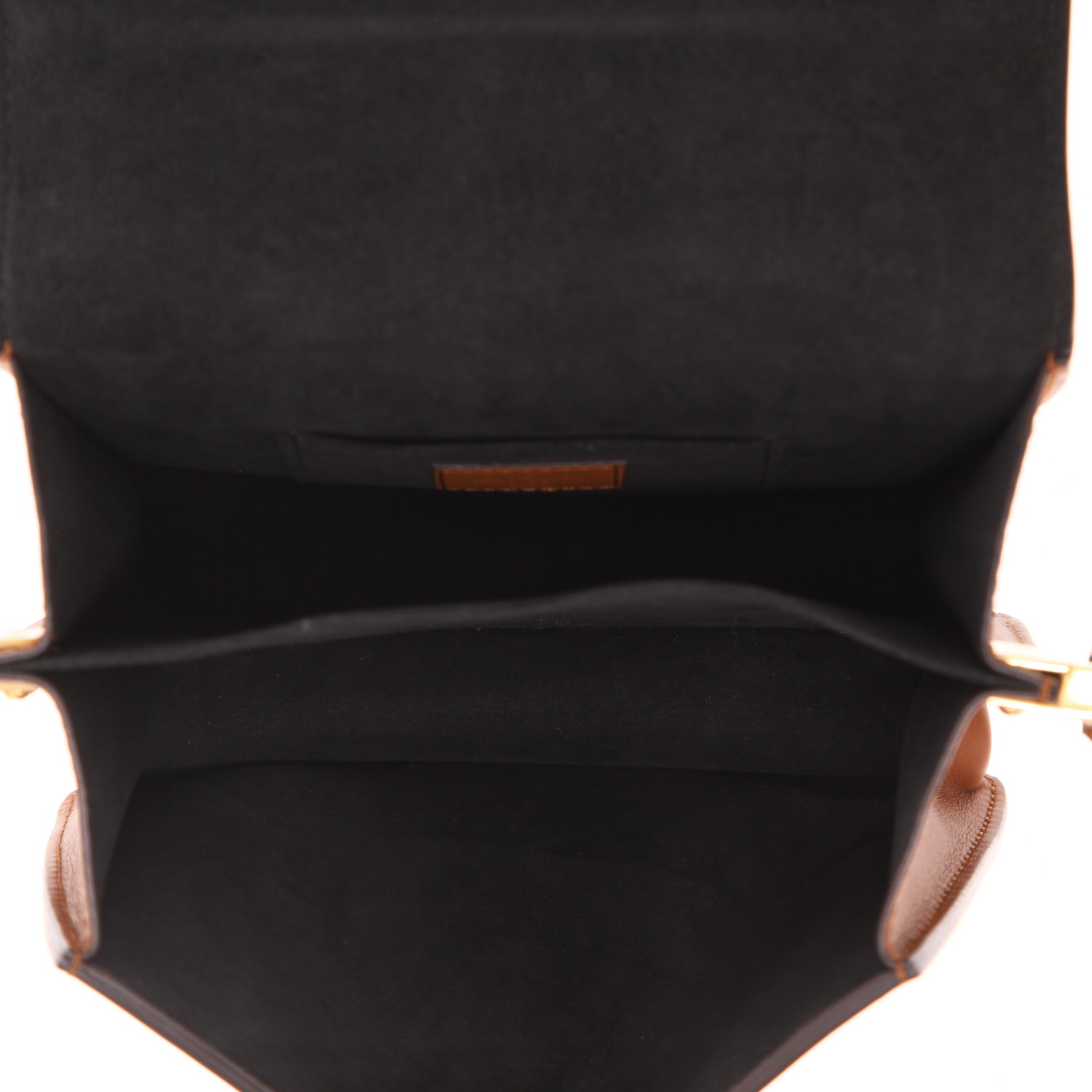 Borsa a tracolla Louis Vuitton  Dauphine mini  in tela monogram marrone e pelle marrone - Detail D3