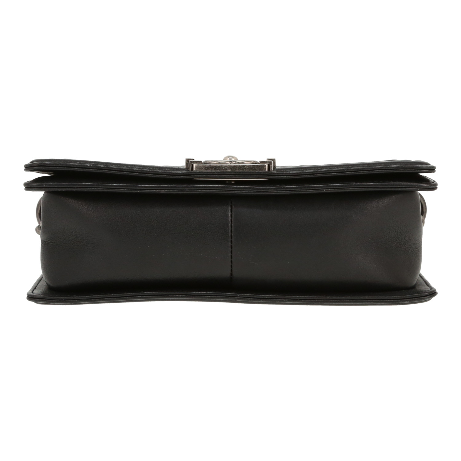 Sac bandoulière Chanel  Boy en cuir matelassé noir; num. série : 20262626 - Detail D1