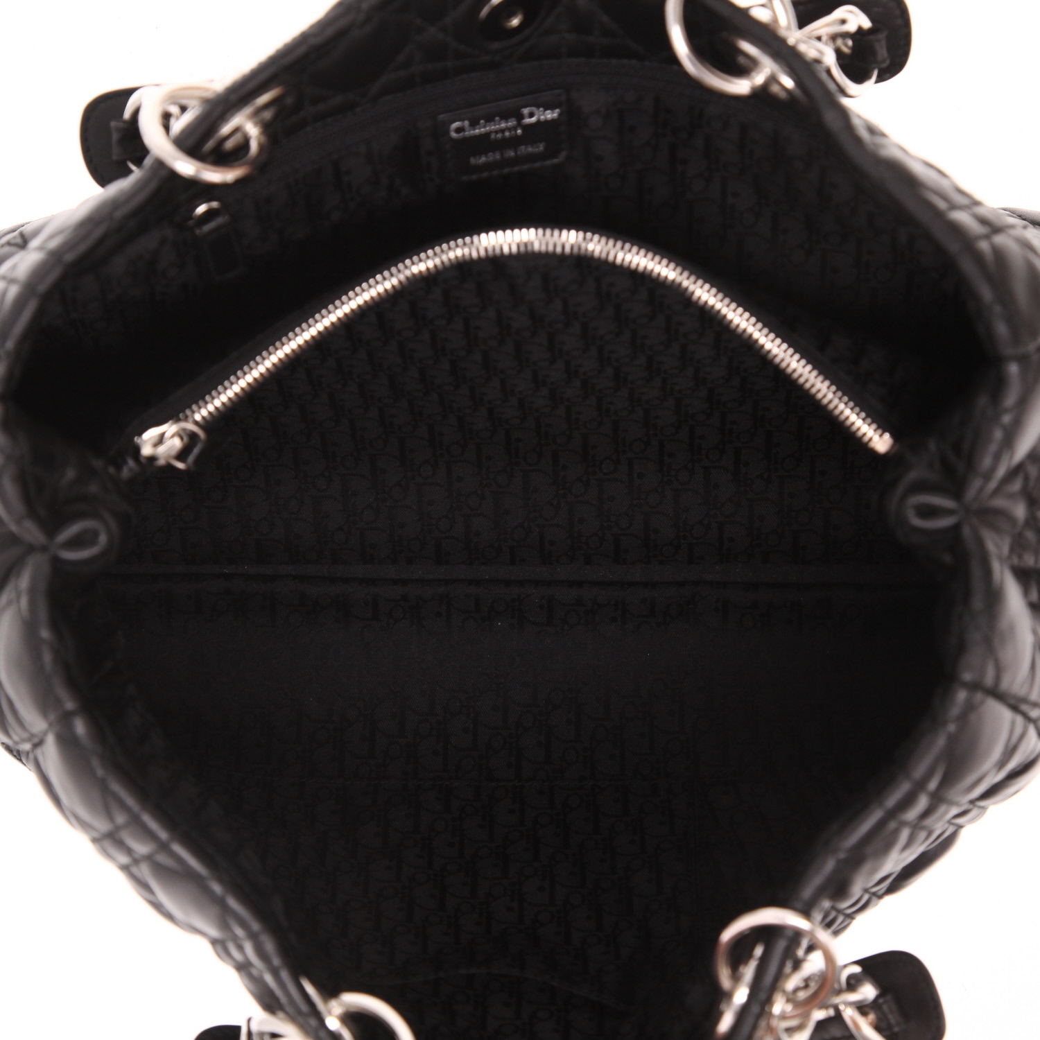 Borsa Dior  Dior Soft in pelle cannage nera - Detail D3