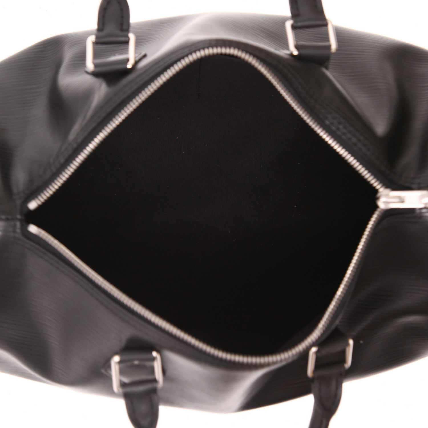 Borsa Louis Vuitton  Speedy 35 in pelle Epi nera e pelle - Detail D3