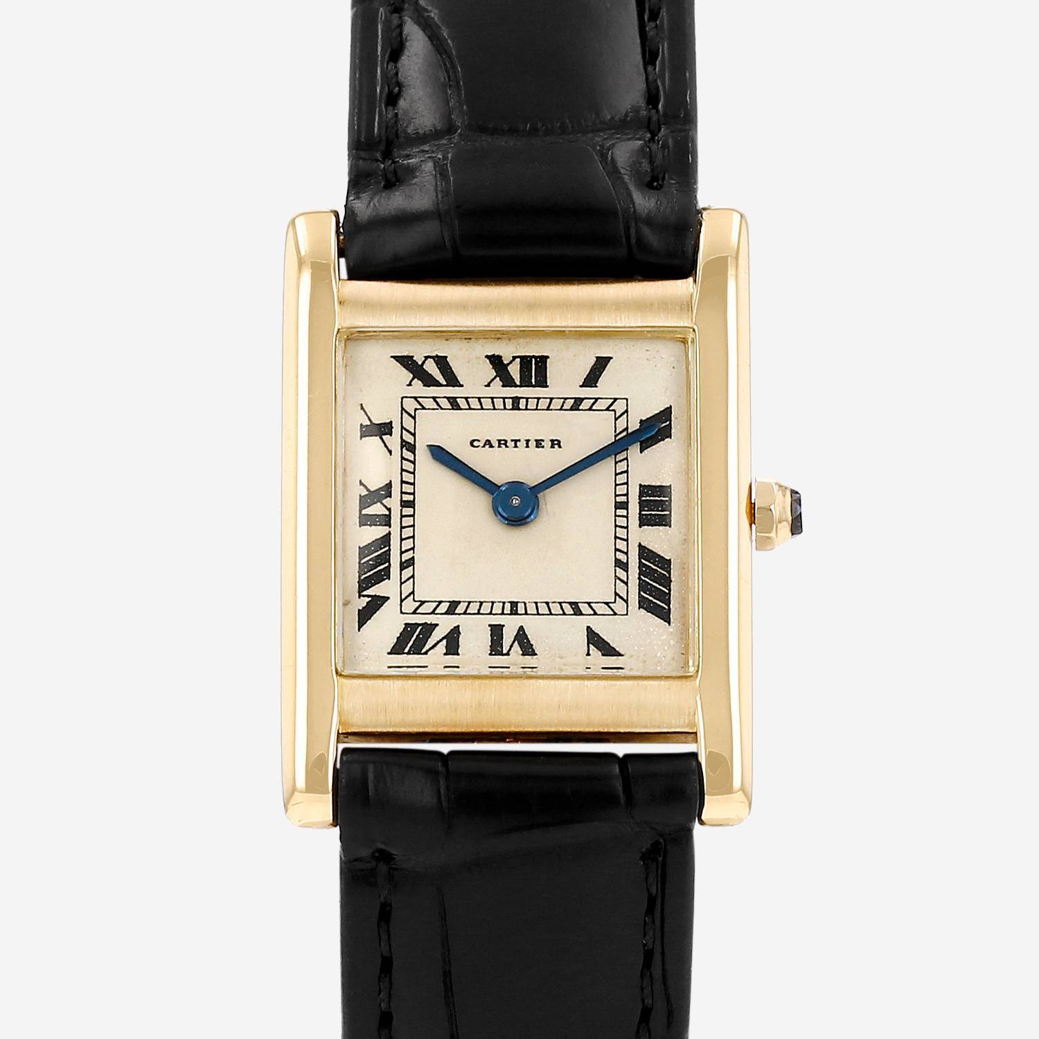 Orologio Cartier Tank Normale in oro giallo Circa 1950
