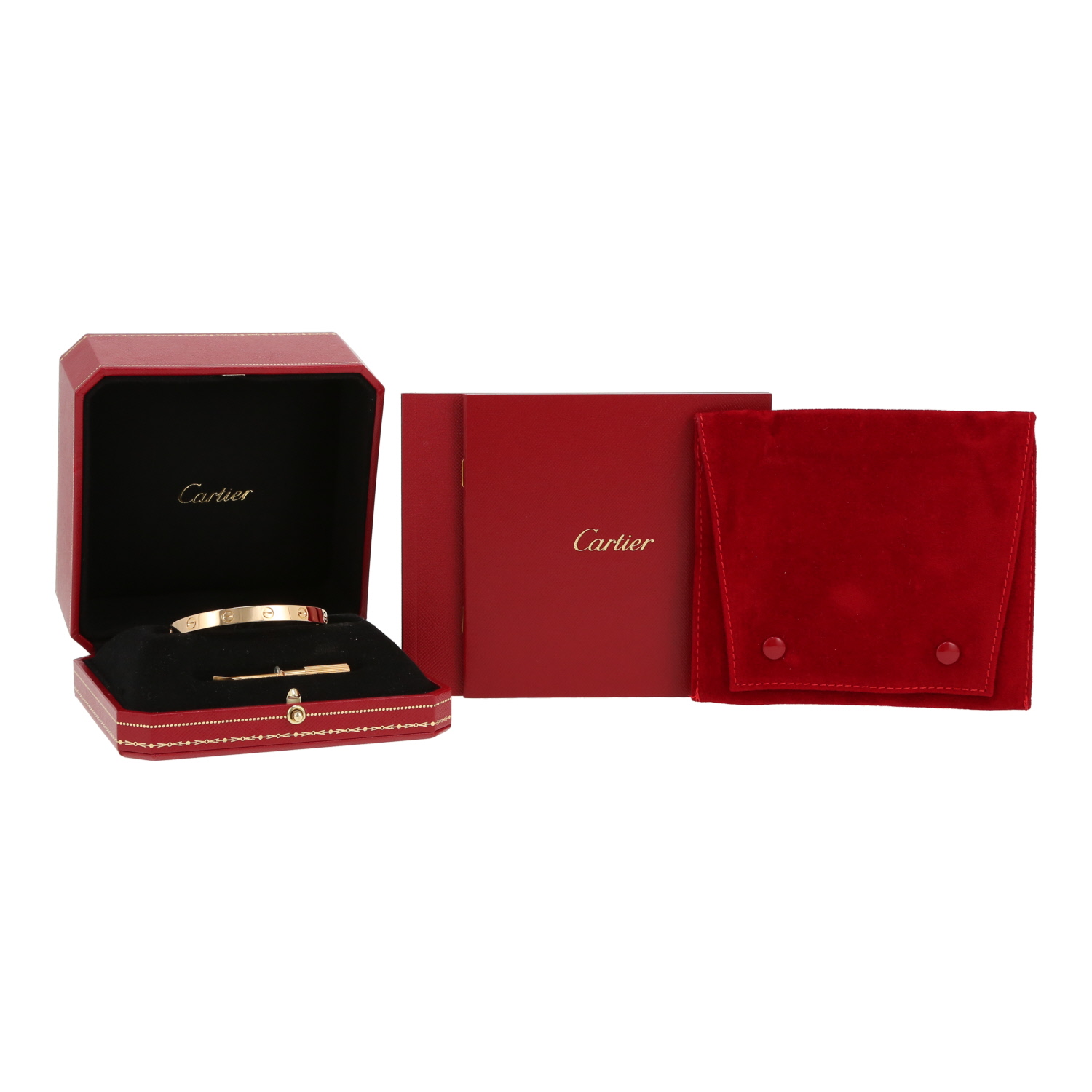 Cartier Love bracelet in yellow gold, size 17