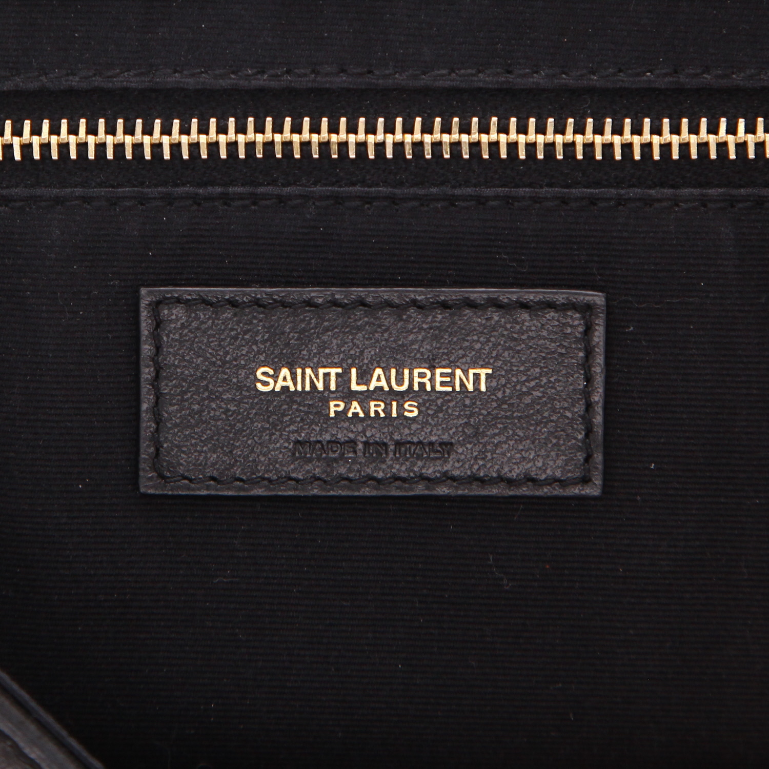 Sac à main Saint Laurent  Jamie en cuir noir - Detail D2