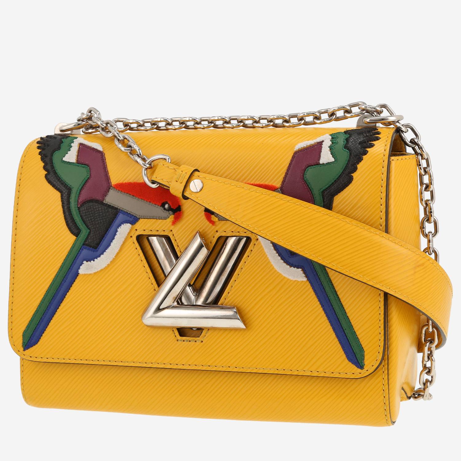 Bolso bandolera Louis Vuitton  Twist en cuero Epi amarillo