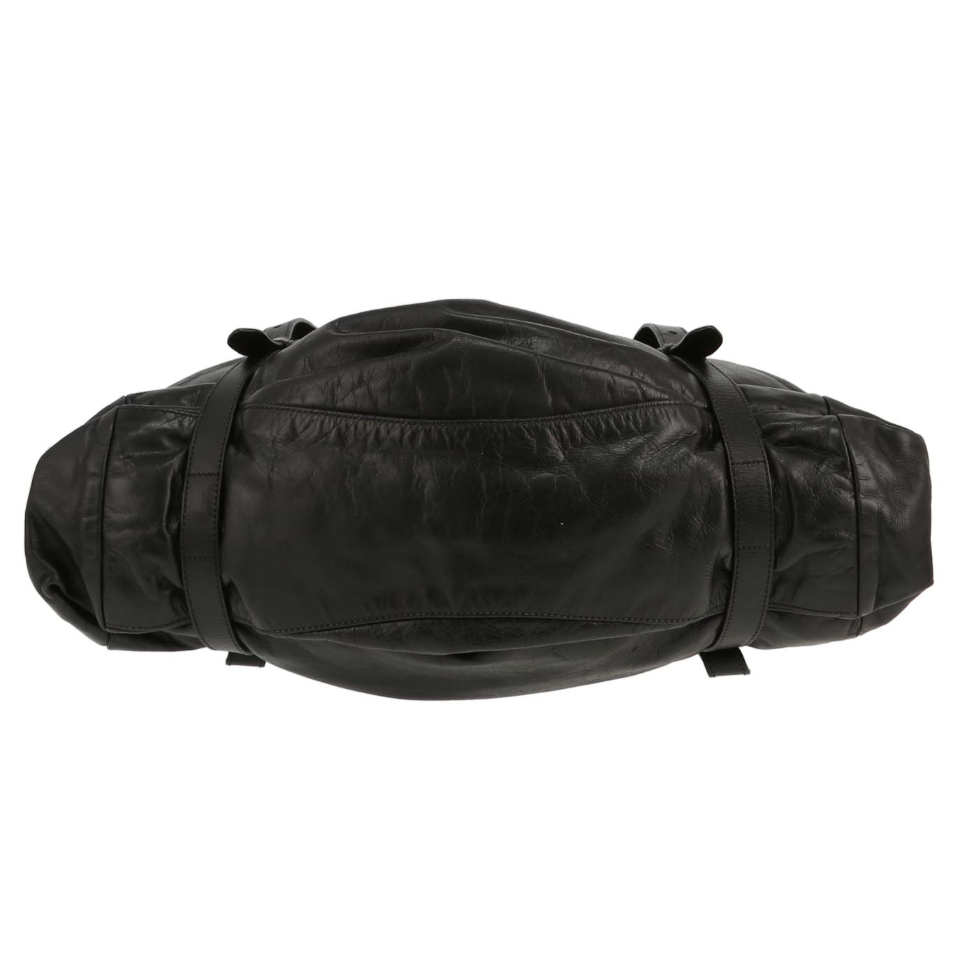 Sac à main Prada   en cuir noir - Detail D1