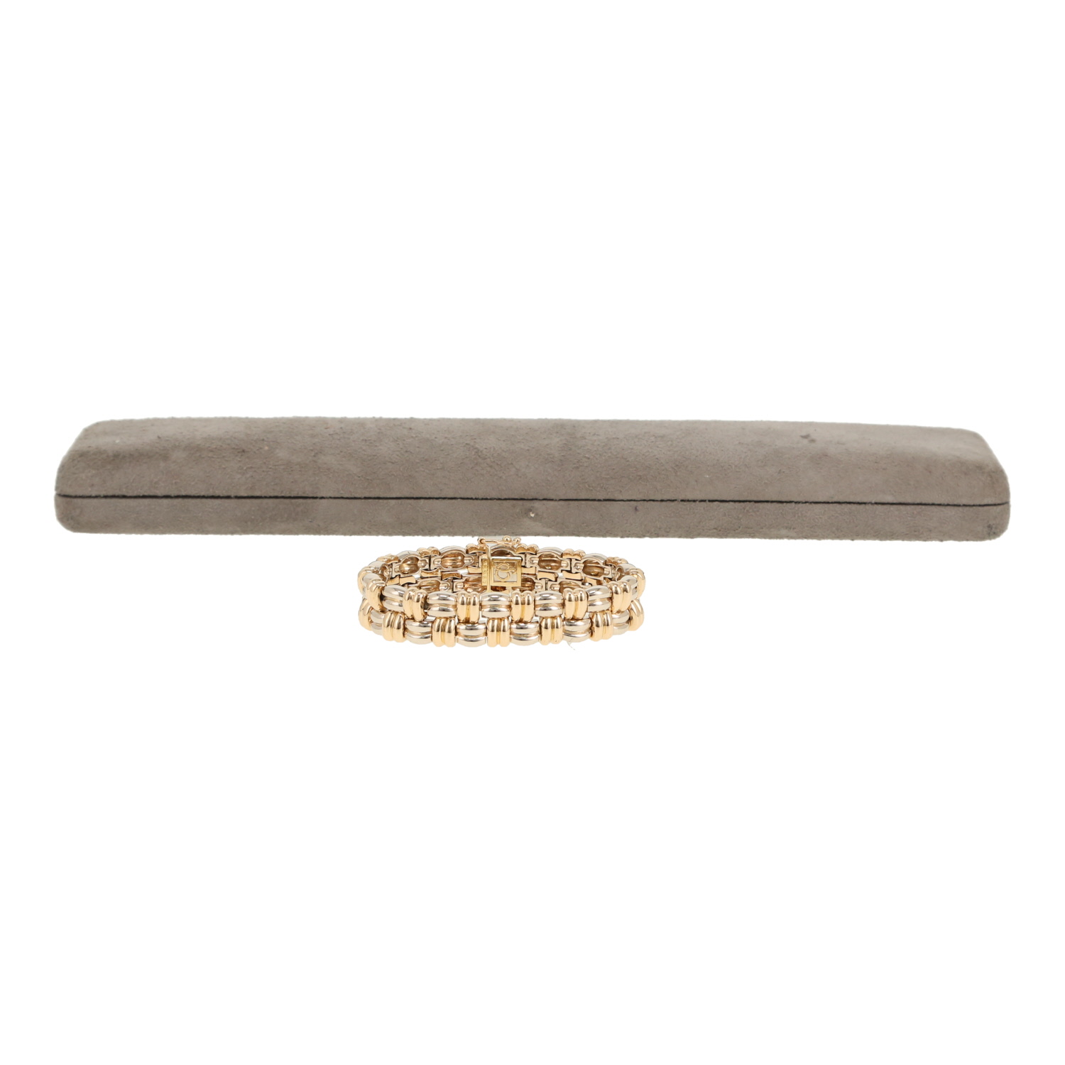 Bracciale  Poiray  in oro giallo e oro bianco