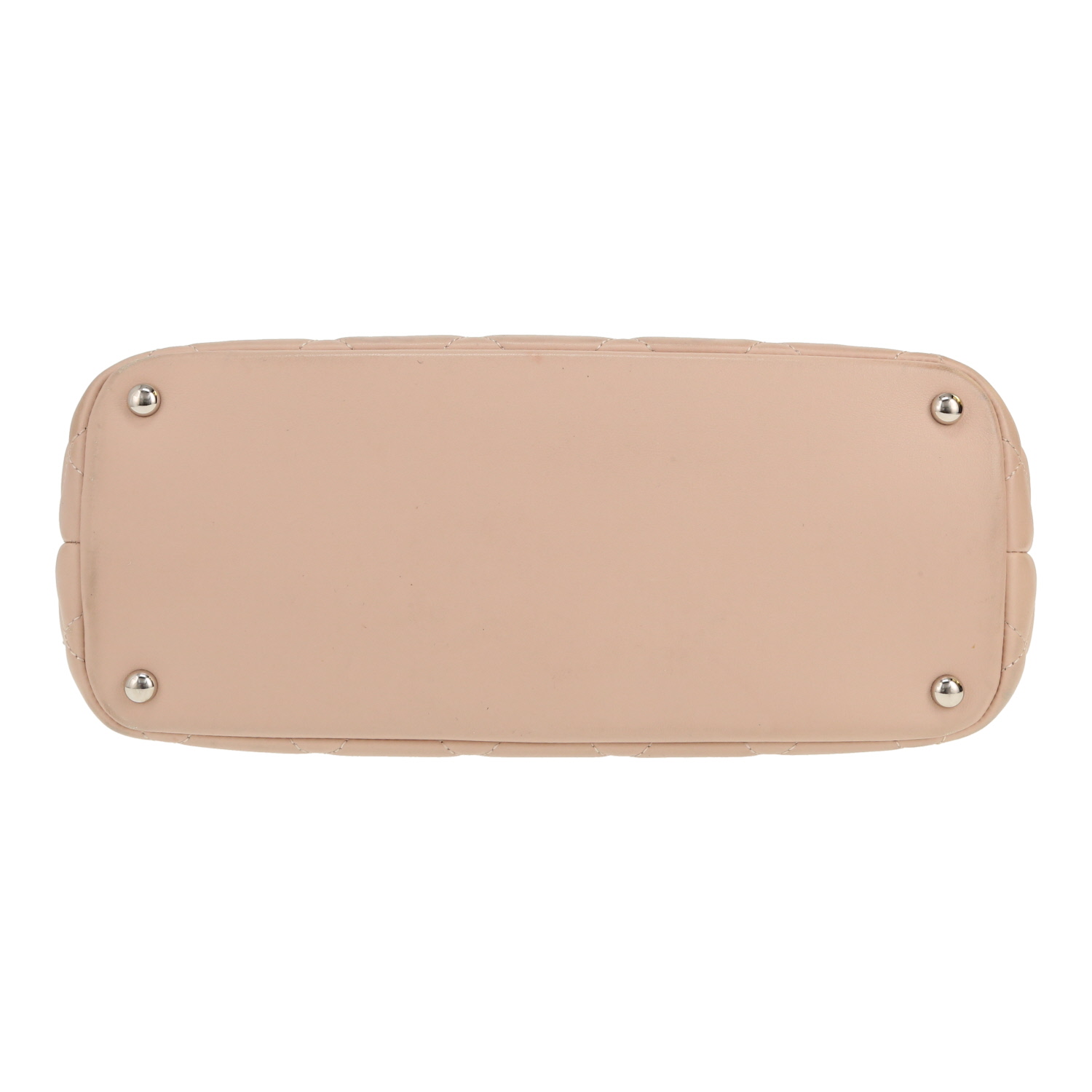 Bolso de mano Chanel  Mademoiselle en cuero acolchado rosa - Detail D1