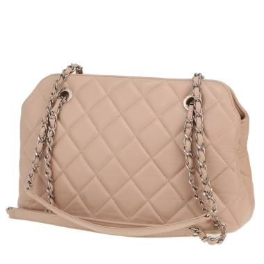 Chanel  Mademoiselle handbag  in pink quilted leather