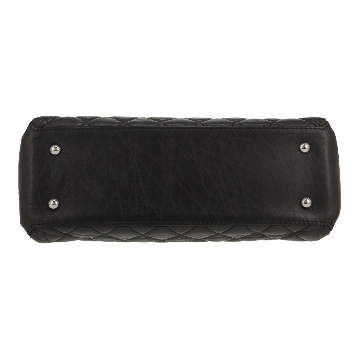 Borsa Chanel   in pelle martellata nera - Detail D1