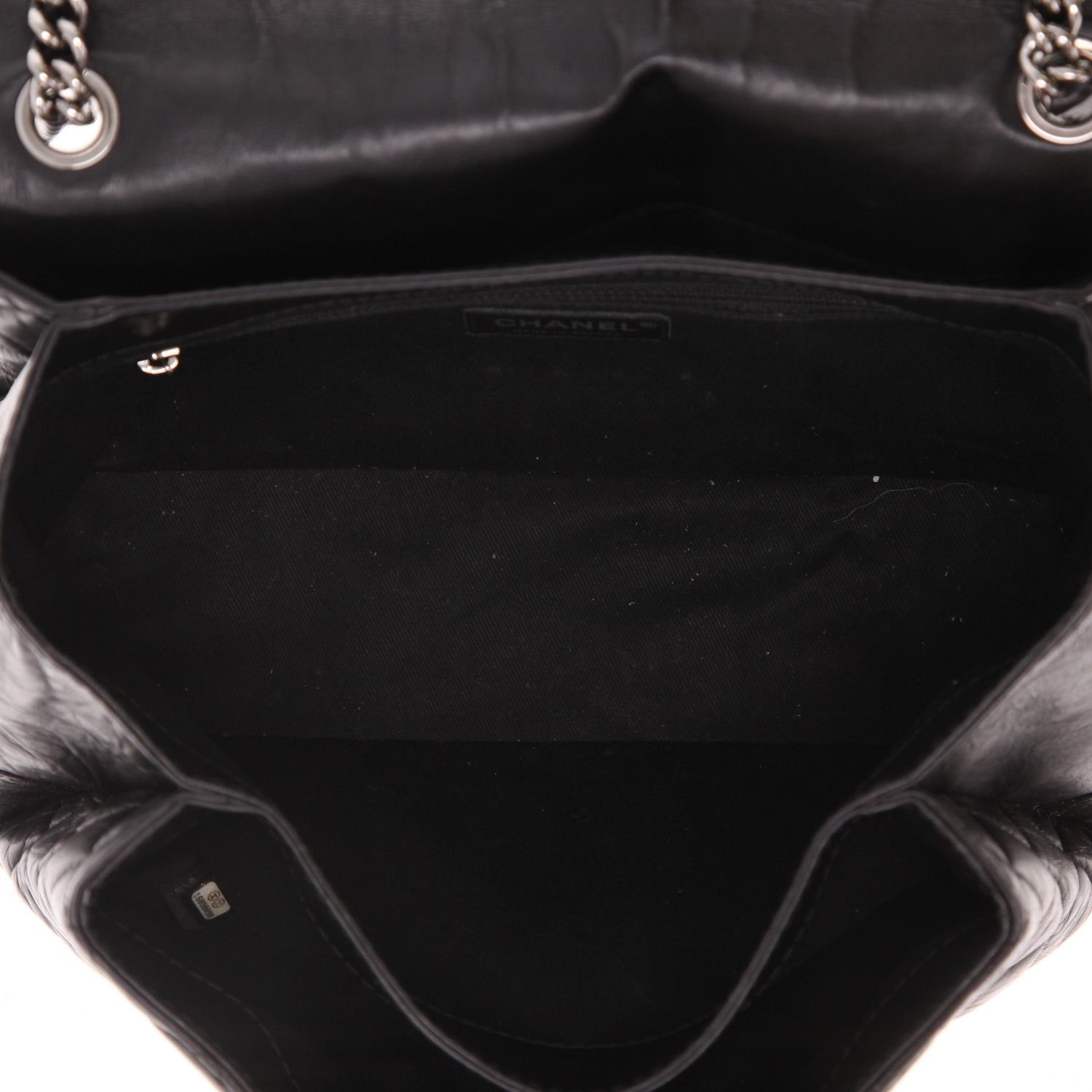 Borsa Chanel   in pelle martellata nera - Detail D3