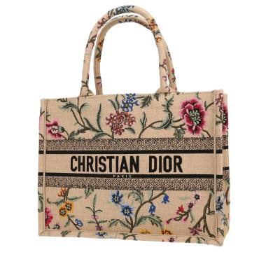 Dior  Book Tote shopping bag  in beige canvas