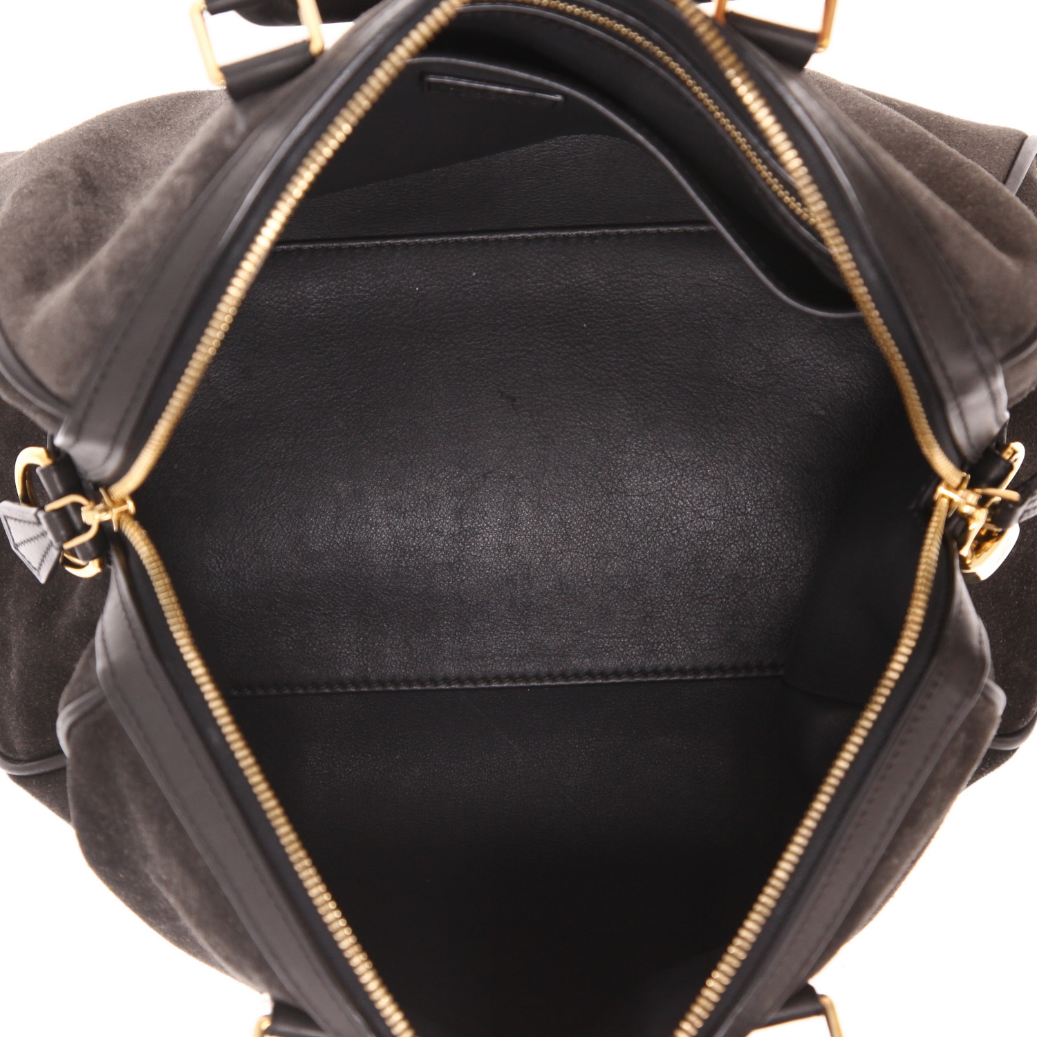 Sac à main Louis Vuitton  Sofia Coppola en Veau velours noir et cuir noir - Detail D3