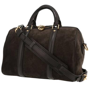 Louis Vuitton  Sofia Coppola handbag  in black Veau velours  and black leather