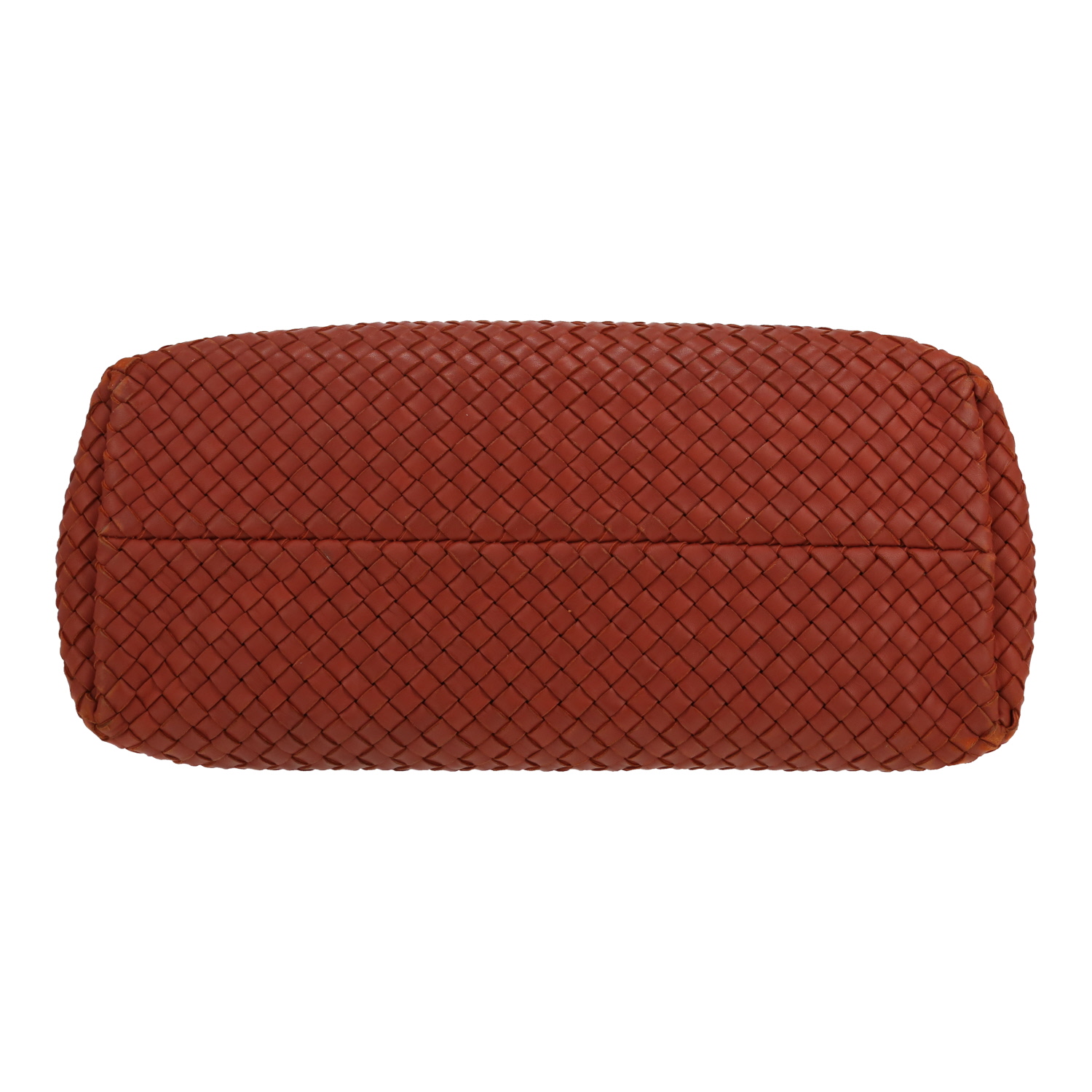 Shopping bag Bottega Veneta  Cabat in pelle intrecciata marrone - Detail D1