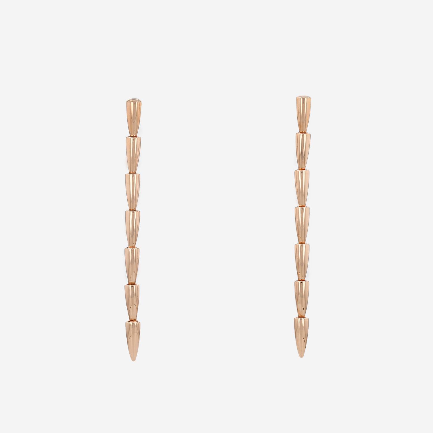 Vhernier Calla earrings in pink gold