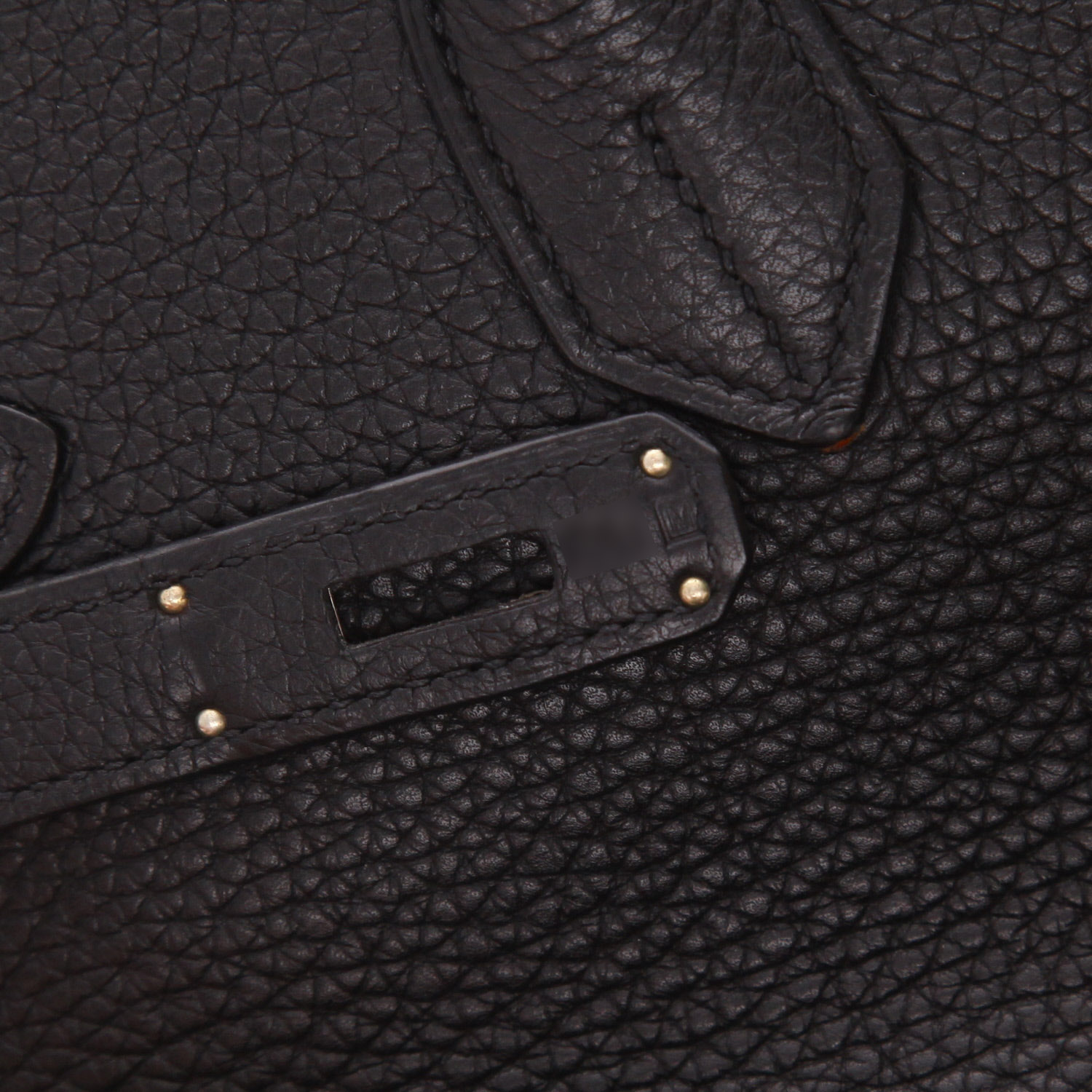 Borsa Hermès  Birkin 35 cm in pelle togo nera - Detail D4