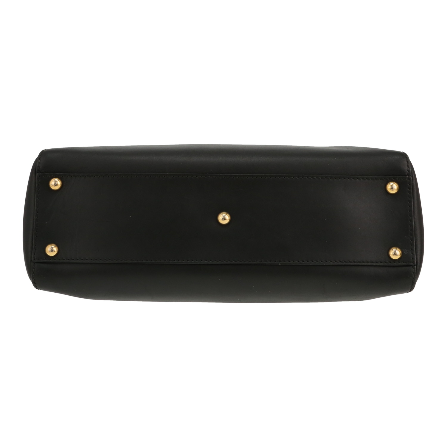 Bolso de mano Fendi  Peekaboo en cuero negro - Detail D1