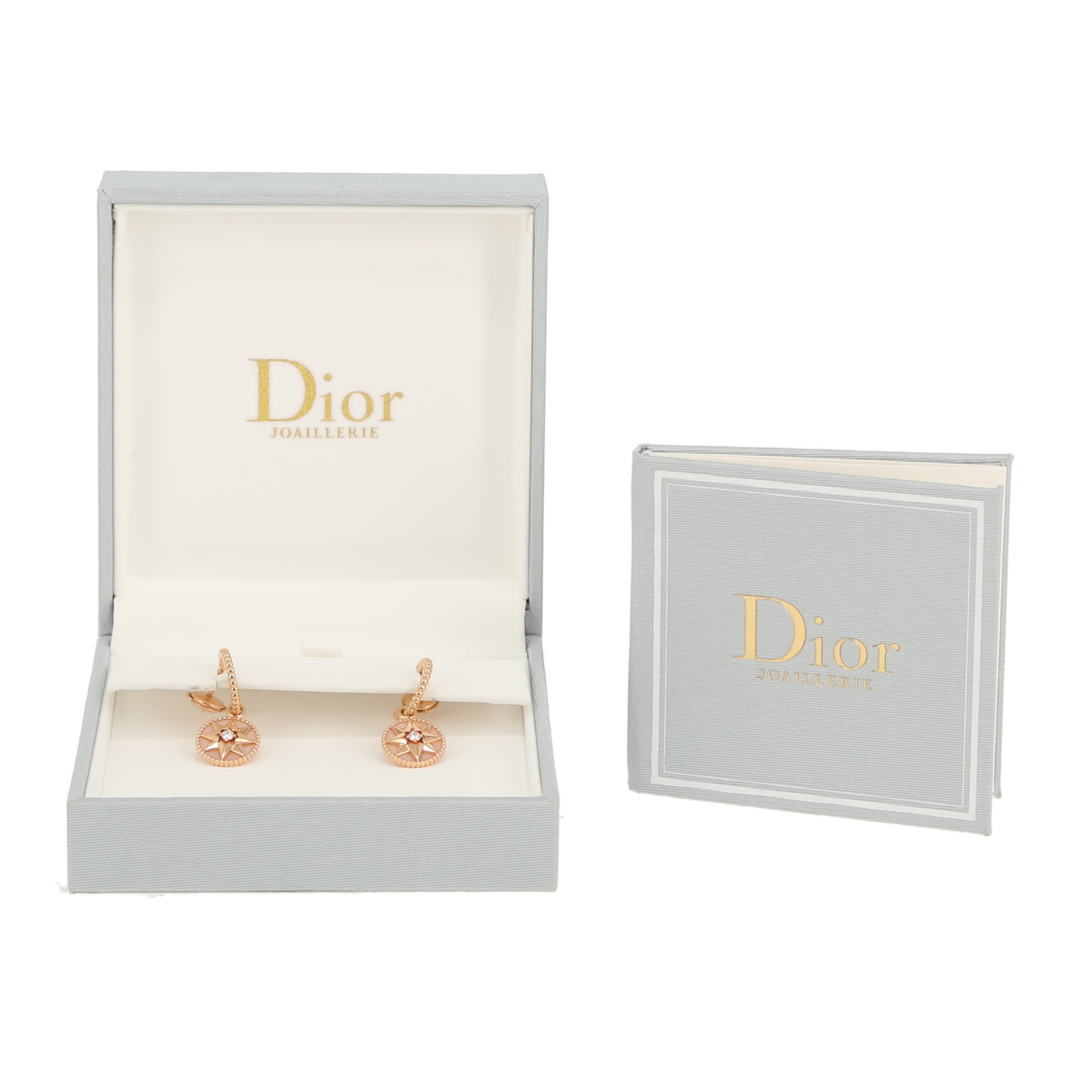 Orecchini Dior Rose des vents in oro rosa, opale e diamanti - Detail D2