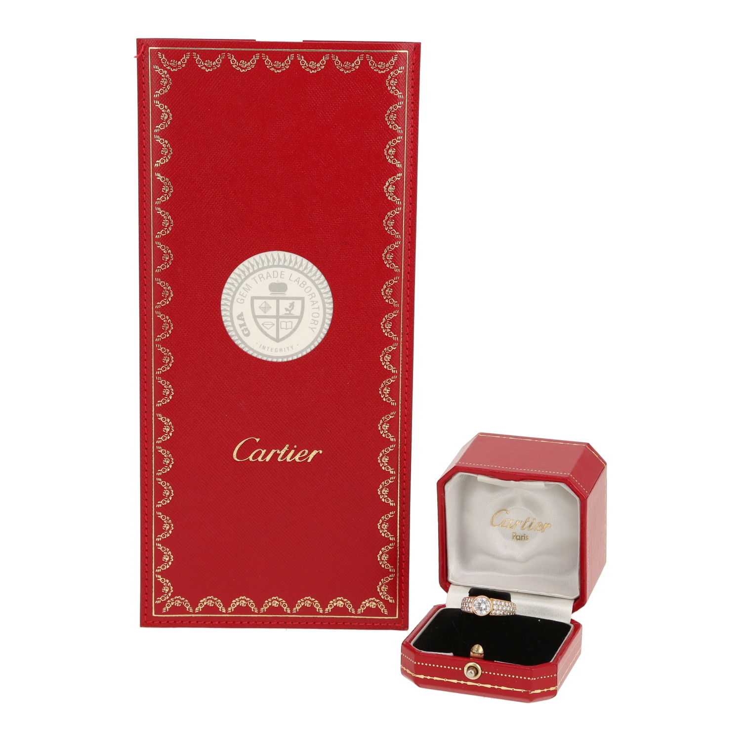 Bague Cartier  en or jaune et diamants - Detail D2