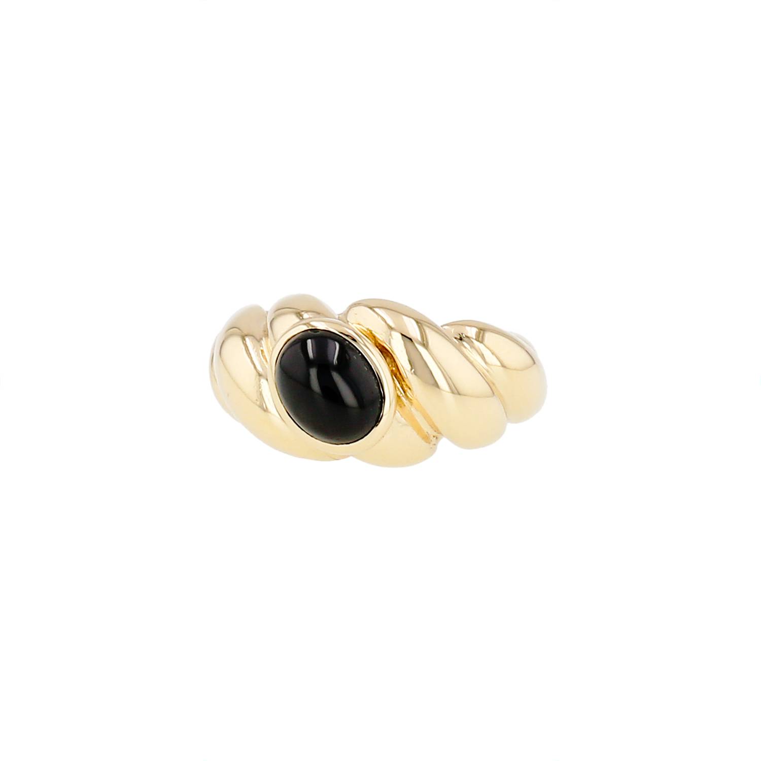 Bague Van Cleef & Arpels 1980 or jaune onyx occasion Bague Van Cleef & Arpels 1980 or jaune onyx occasion
