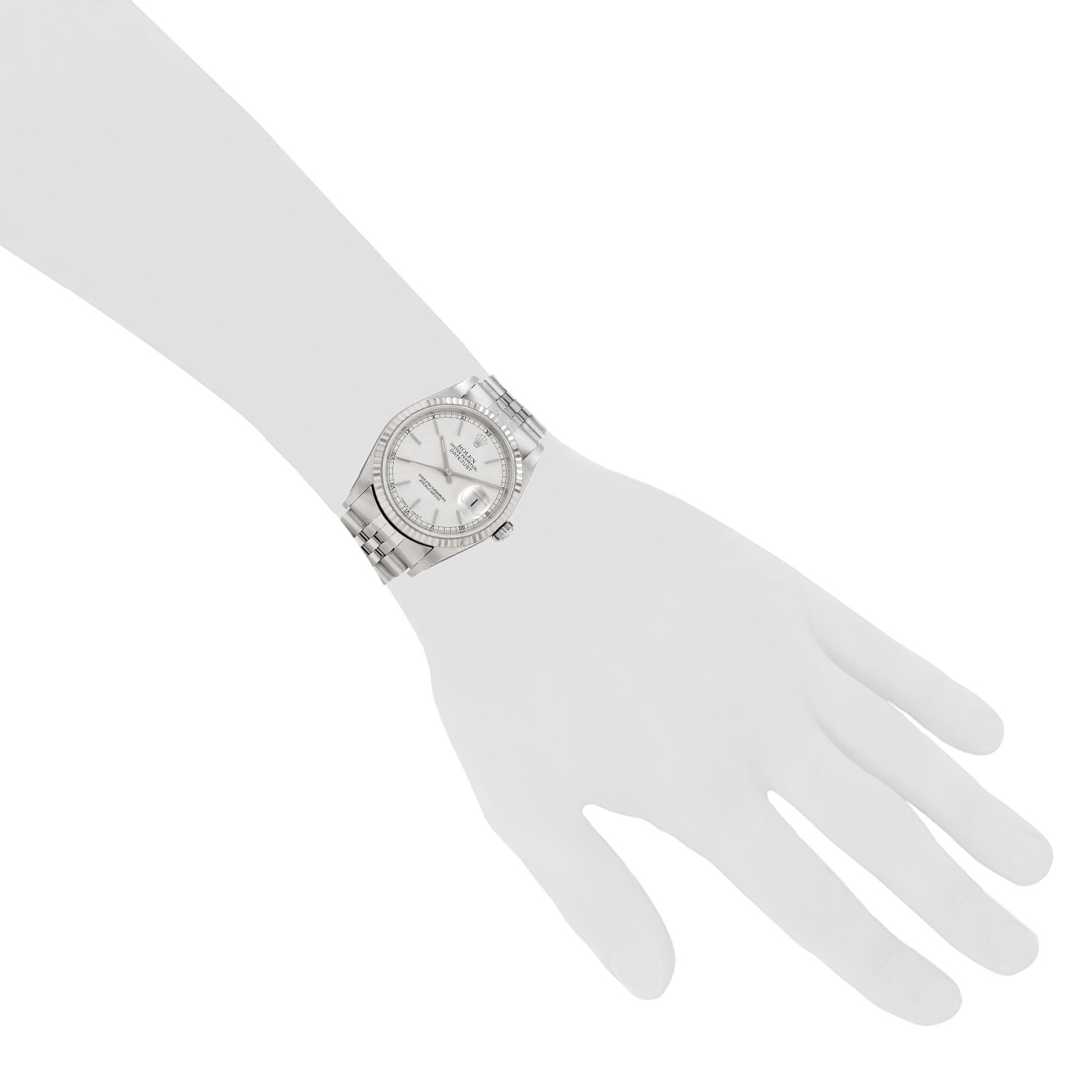 Montre Rolex Datejust en or et acier Ref: Rolex - 16234  Vers 1998 - Detail D1