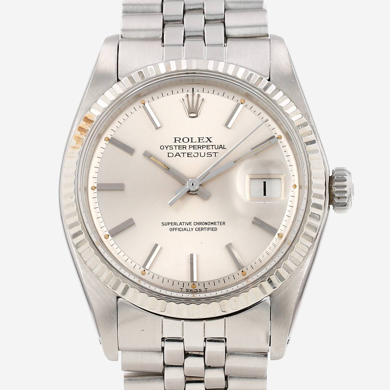 Rolex Datejust in gold and stainless steel Ref: Rolex - 1601 Circa 1975