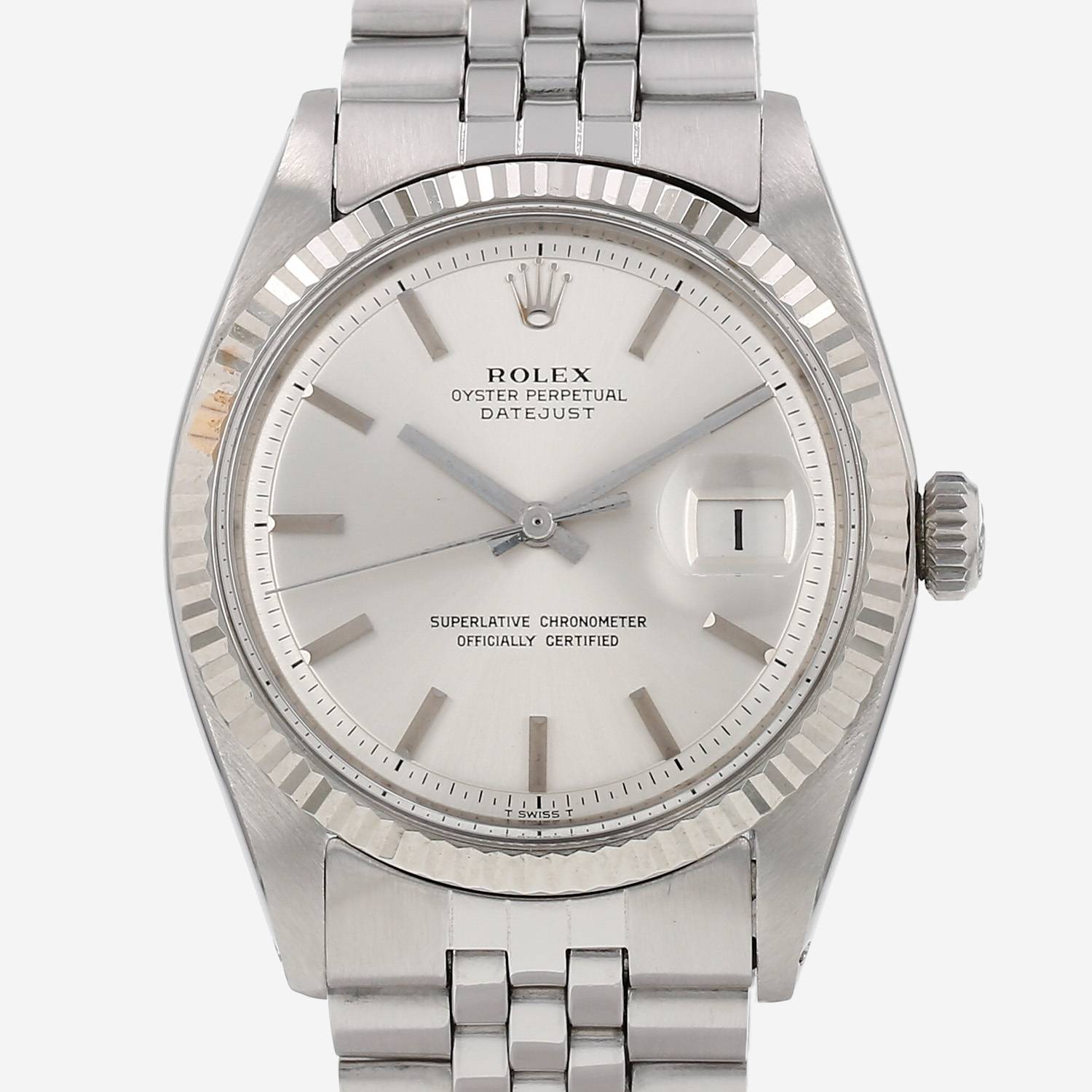 Reloj Rolex Datejust de oro y acero Ref: Rolex - 1601  Circa 1972