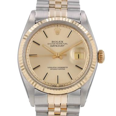 Rolex Datejust  in gold and stainless steel Ref: Rolex - 1601  Circa 1977