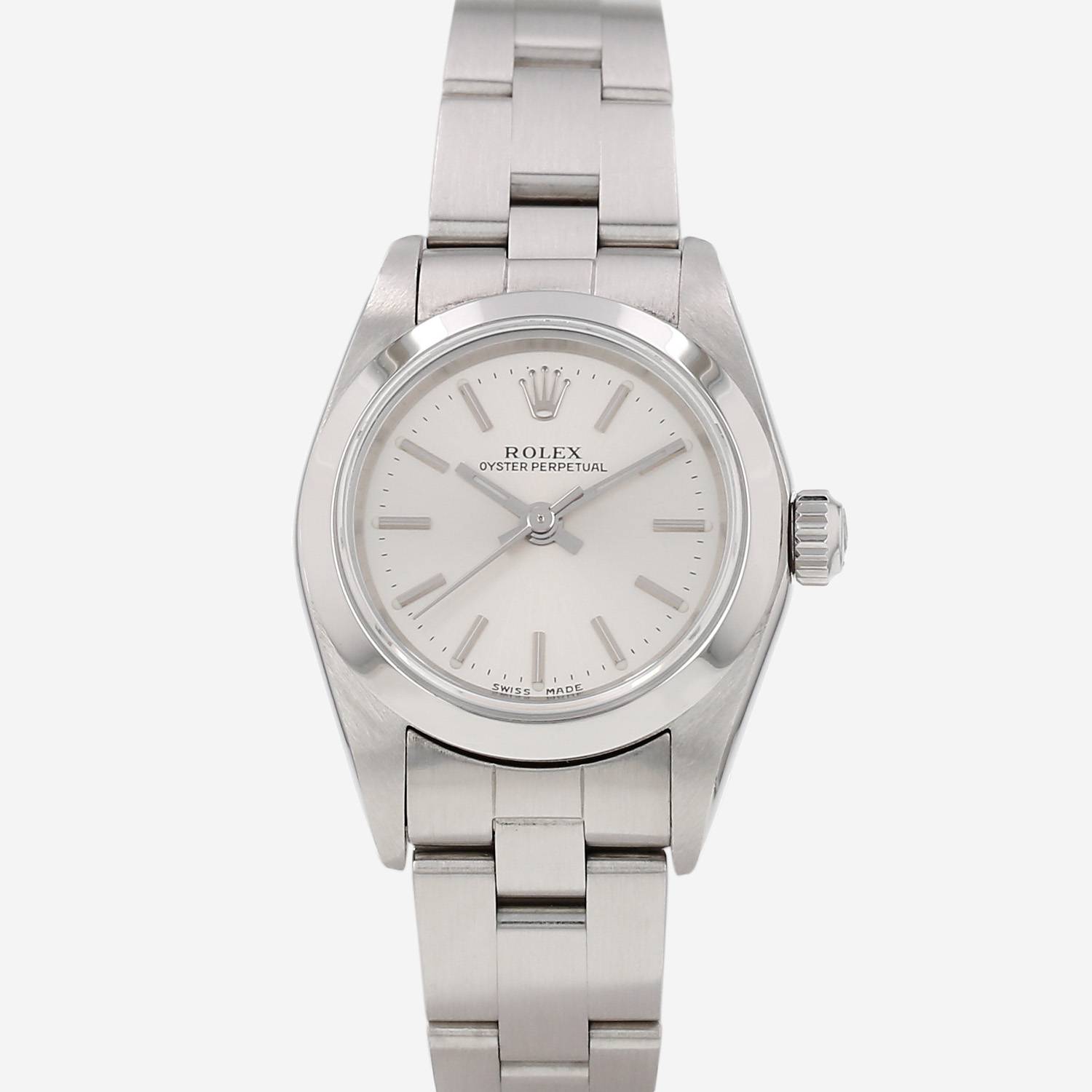 Rolex Lady Oyster Perpetual  in stainless steel Ref: Rolex - 76080  Circa 2002