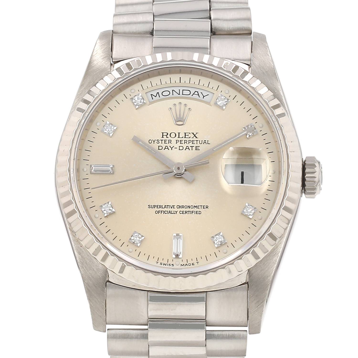 Montre Rolex Day-Date en or blanc Ref: Rolex - 18239 Vers 1993