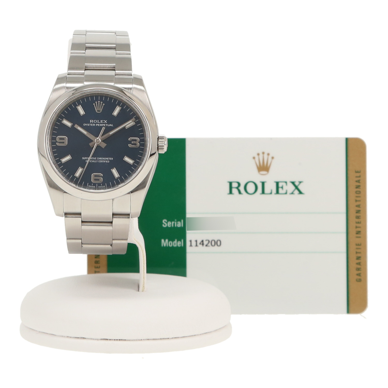 Montre Rolex Oyster Perpetual en acier Ref: Rolex - 114200  Vers 2003