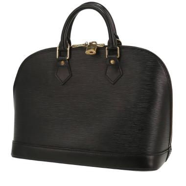 Bolso de mano Louis Vuitton  Alma en cuero Epi negro