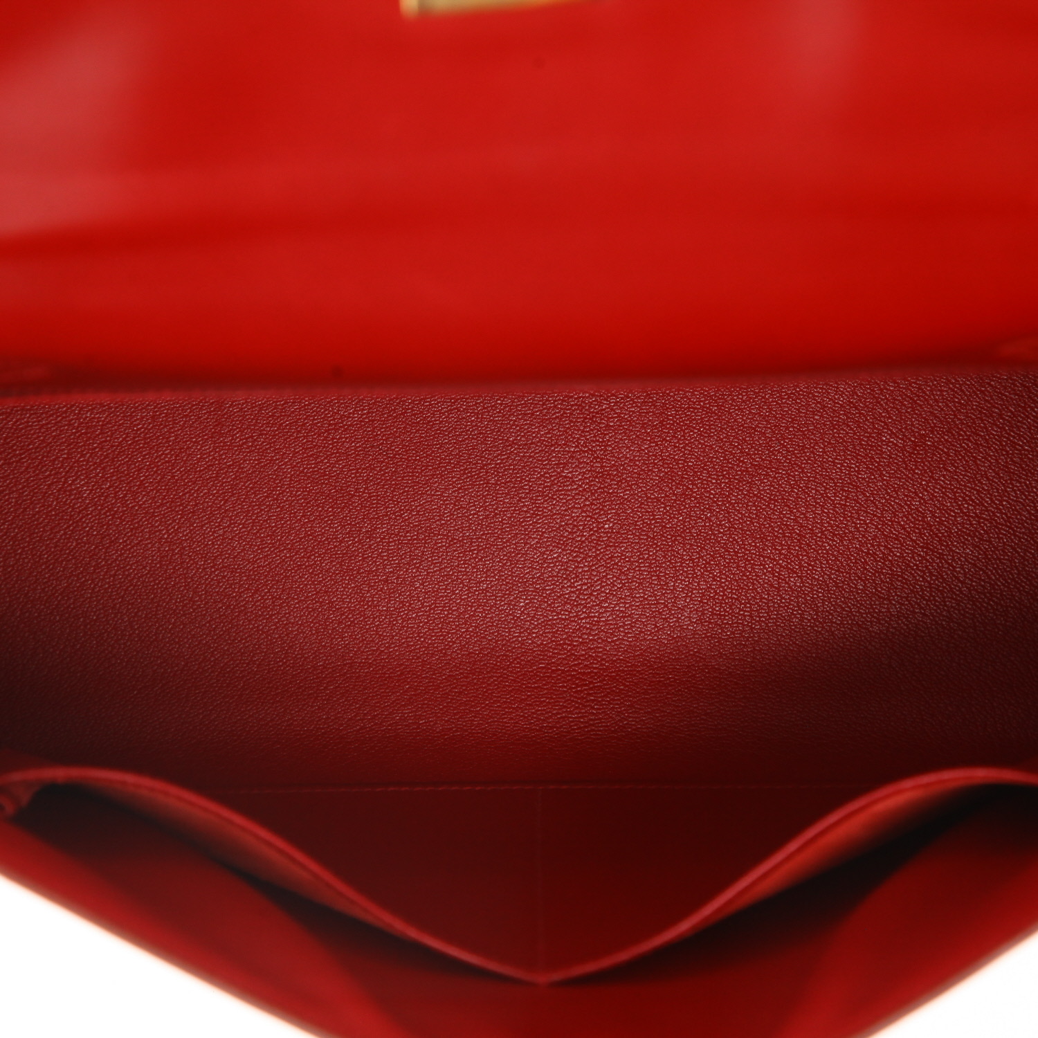 Sac à main Hermès  Kelly 32 cm en cuir box rouge Vif - Detail D3