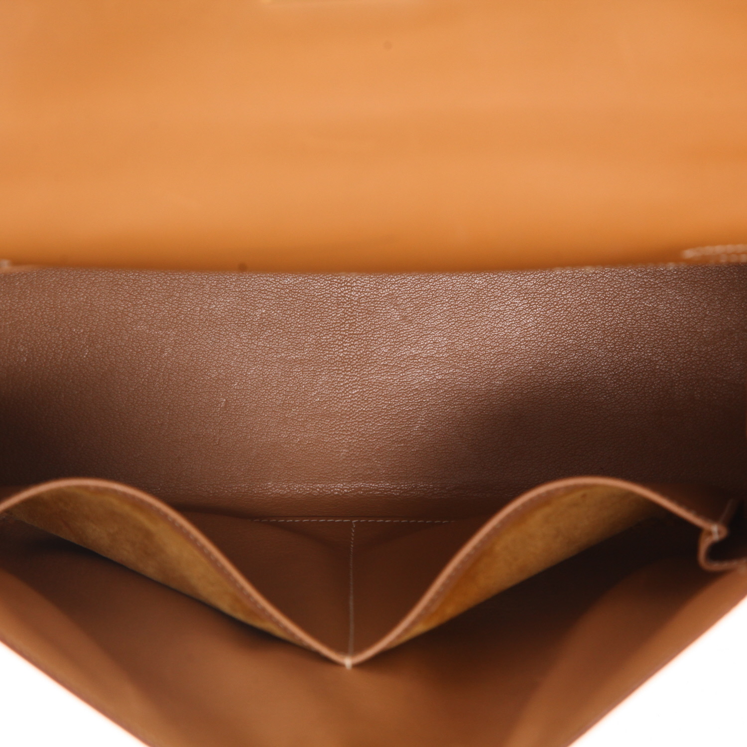 Sac à main Hermès  Kelly 32 cm en cuir box gold - Detail D3