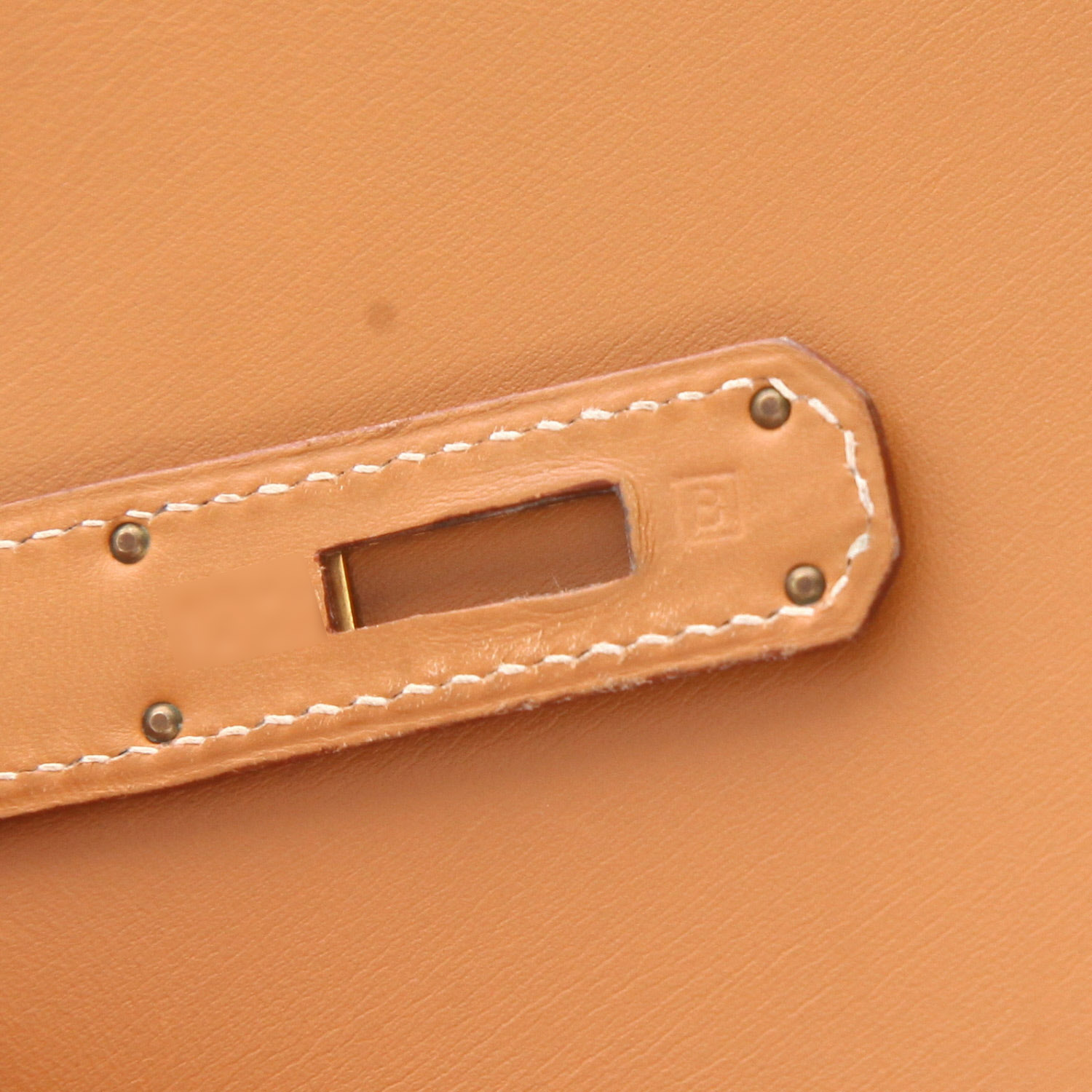 Sac à main Hermès  Kelly 32 cm en cuir box gold - Detail D4